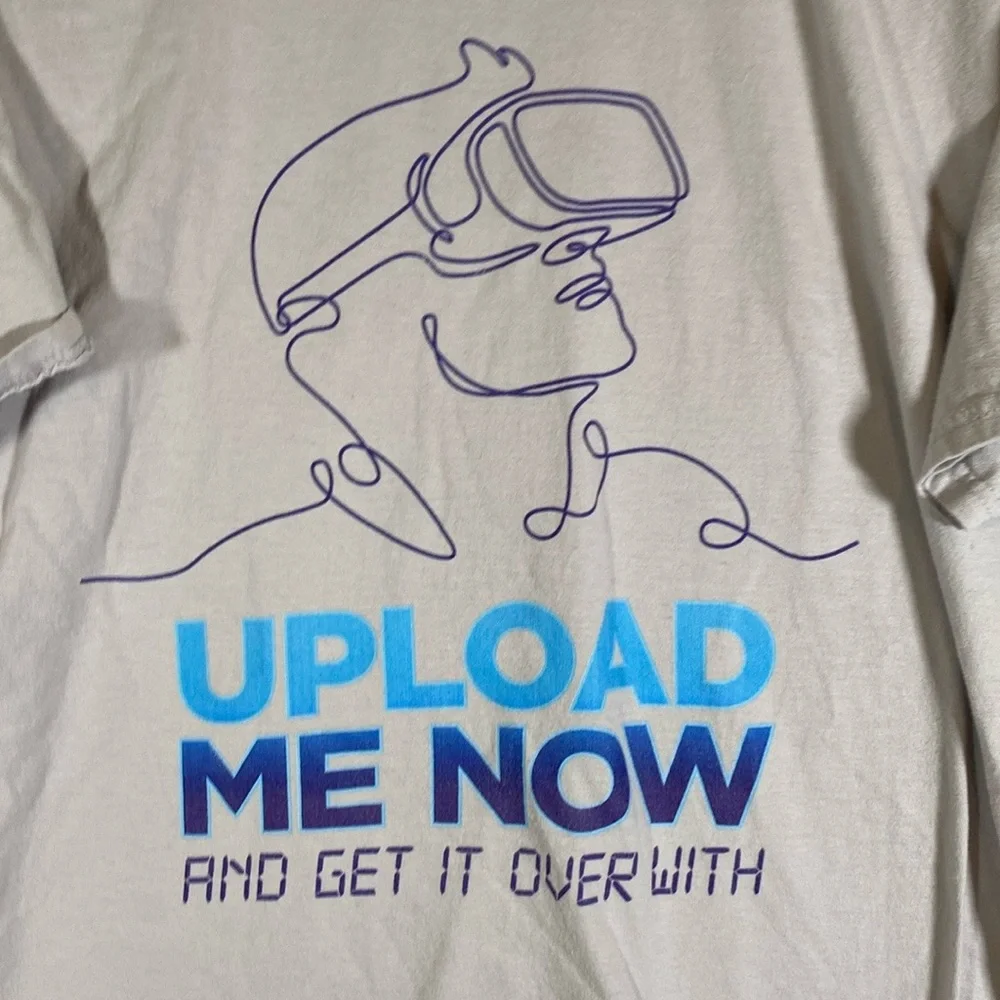 Amazon prime upload me now and get it over with size large unisex